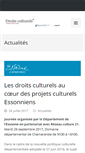 Mobile Screenshot of droitsculturels.org